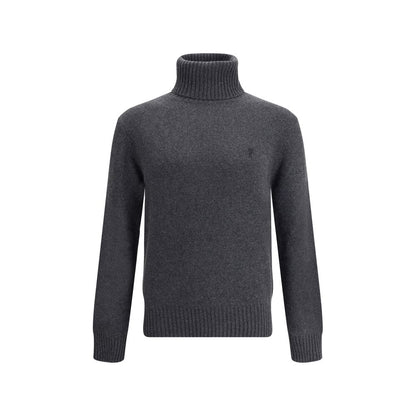 Ami Paris Gray Cashmere Turtleneck