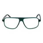 Andy Wolf Green Unisex Glasses Frame - full-rim acetate aviator style with 58mm wide plastic lenses, suitable for any look or occasion.