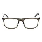 Converse Gray Men Glasses Frame, full-rim square style, grey metal frame, size 53-17-145, includes branded case, demo lenses.