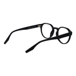 Converse Black Unisex Glasses Frame in full-rim round style made of stainless steel with demo lenses, size 49-20-140.