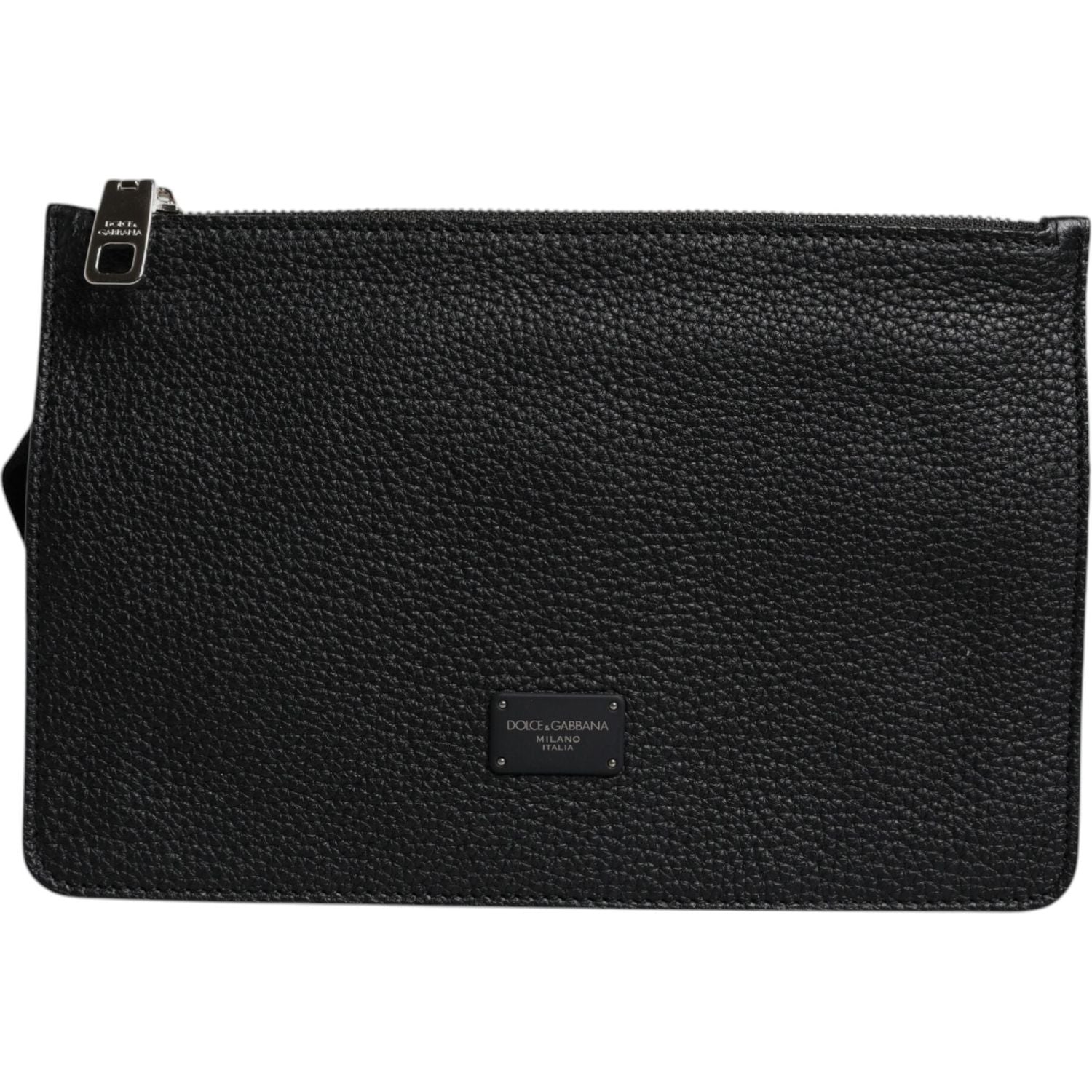 Front view with bag zipped and handles upright.