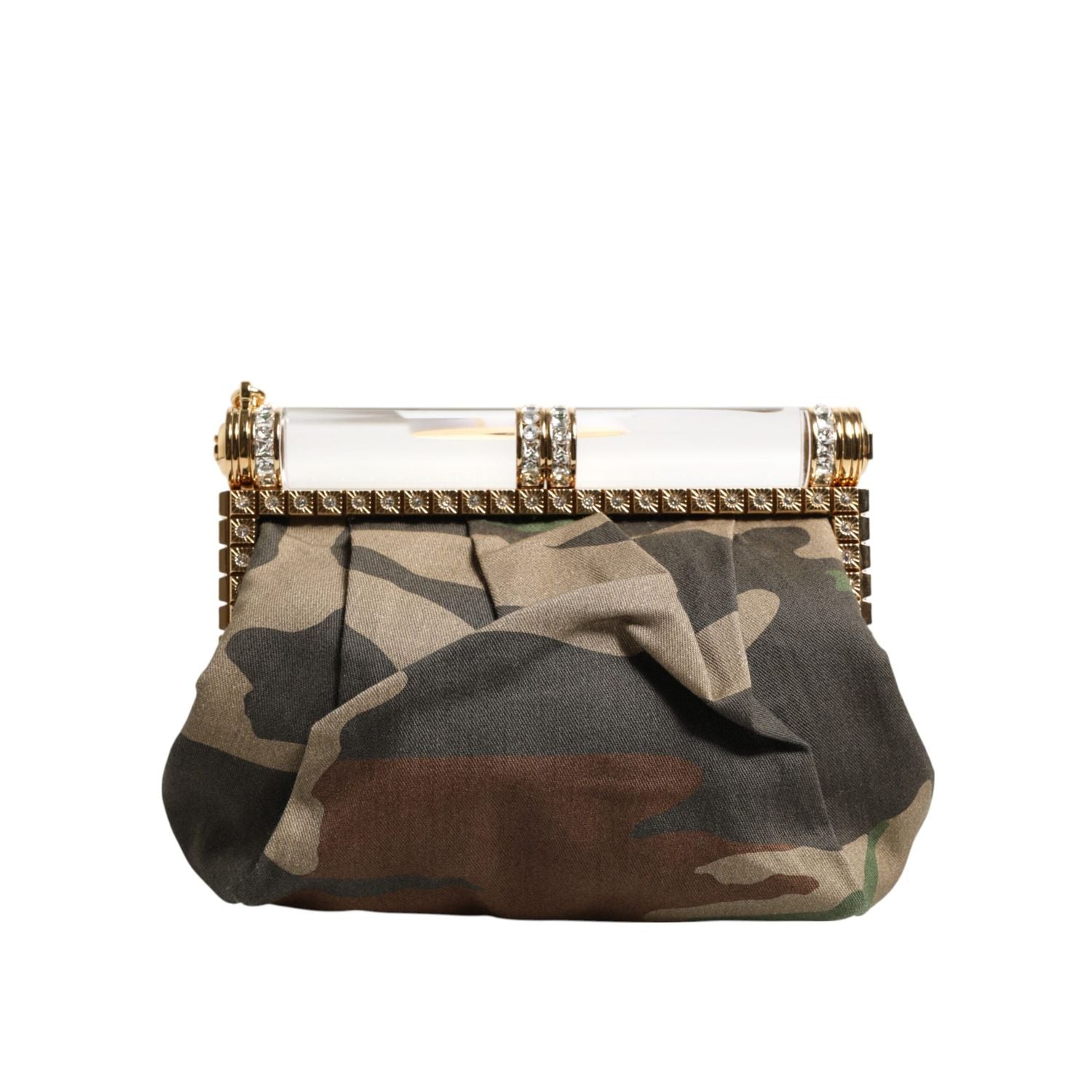 Front view with bag zipped and handles upright.