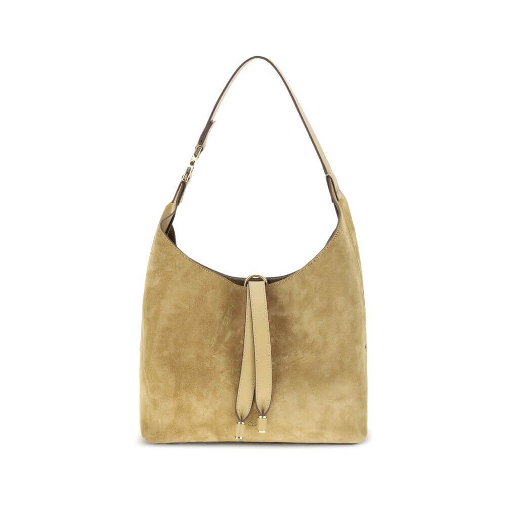 Chloé Beige Calf Leather Bos Taurus Shoulder Bag