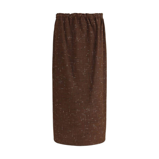 Fabiana Filippi Cotton and wool midi Skirt FA-GND215F420D8921269-IT42 | L