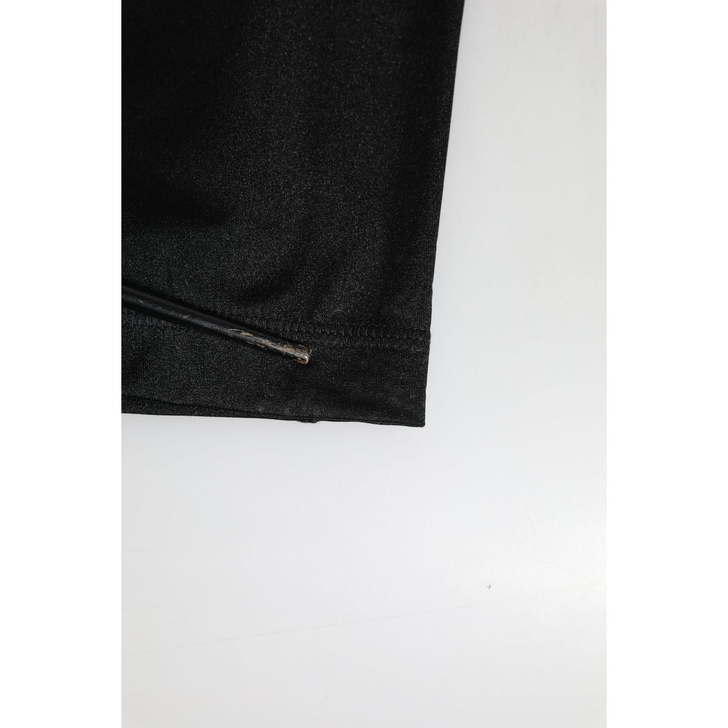 Dolce & Gabbana Black Nylon Leggings Stretch Pants