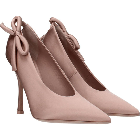 Valentino Garavani Pink Satin High Heel Pumps