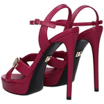Dolce & Gabbana Pink Leather Platforms DO-8547464806665-EU36/US6