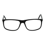 Andy Wolf Black Unisex Glasses Frame in full-rim black acetate, rectangle style, with demo lenses. Includes branded case.