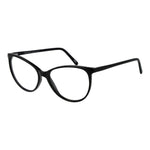 Andy Wolf Black Unisex Glasses Frame with full-rim acetate, cat eye style, 55-15-140 size, includes branded case