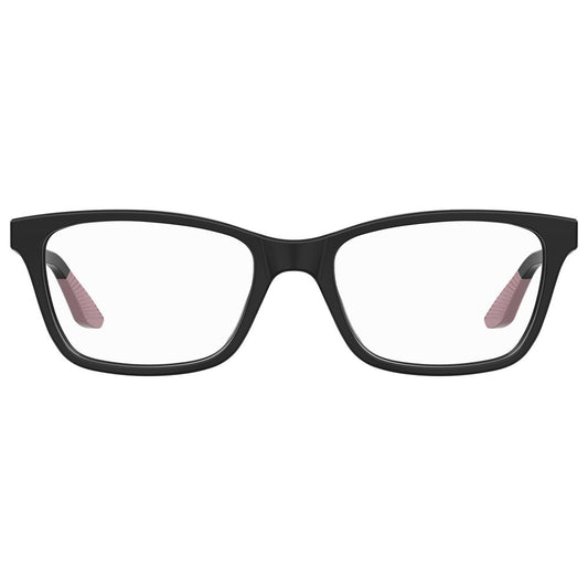 Under Armour Black Acetate Frames UA5012807F317, 53/17/135 mm, women’s eyeglasses in black acetate material.