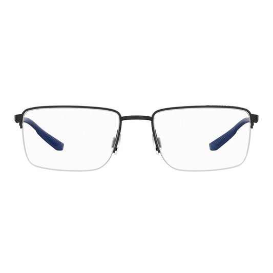 Under Armour Black Metal Frames, men's glasses UA5016G003F51, sleek black metal, 55/18/140mm, durable design.