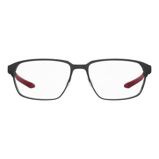 Under Armour Black Metal Frames glasses UA5021G003F81 front view showing rectangular shape.