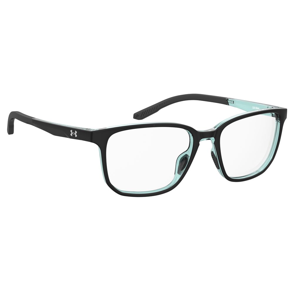 Under Armour Black Resin Frames - Unisex glasses UA50447ZJF417 with 54/17/140 mm dimensions in black resin material.