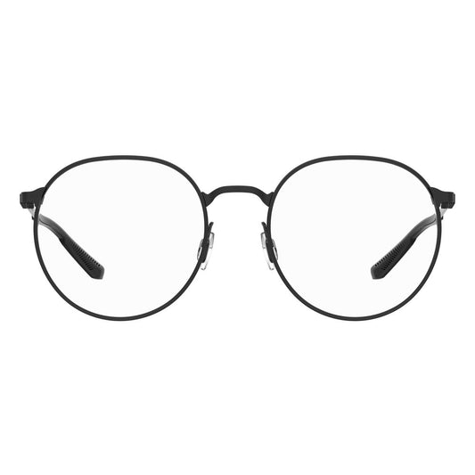 Under Armour Black Metal Frames unisex glasses UA5048G003F21, black round frames, metal material, size 52/19/140 mm.