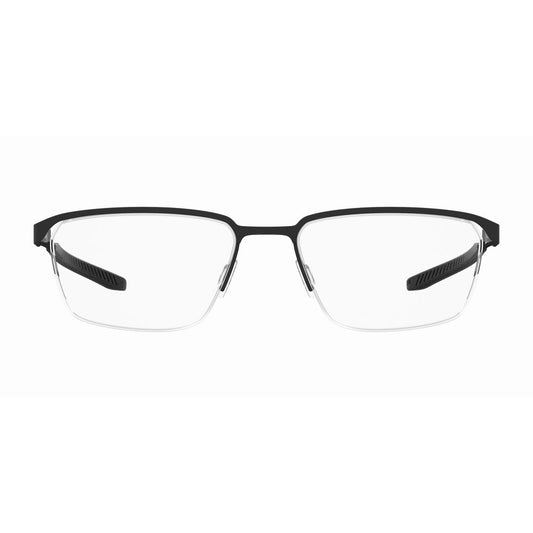 Under Armour Black Metal Frames eyeglasses UA5051G003F41, unisex with metal frame, 54/17/140mm dimensions, sleek black design.
