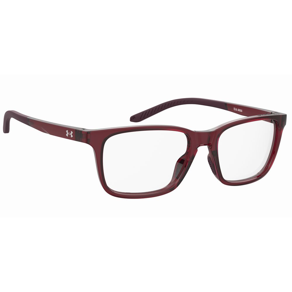 Under Armour Transparent Resin Frames for Women, resin material, lens bridge temple 54/17/140 mm, transparent color.