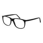 Andy Wolf Black Unisex Glasses Frame in full-rim black acetate with demo lenses, rectangle shape, size 58-17-145.