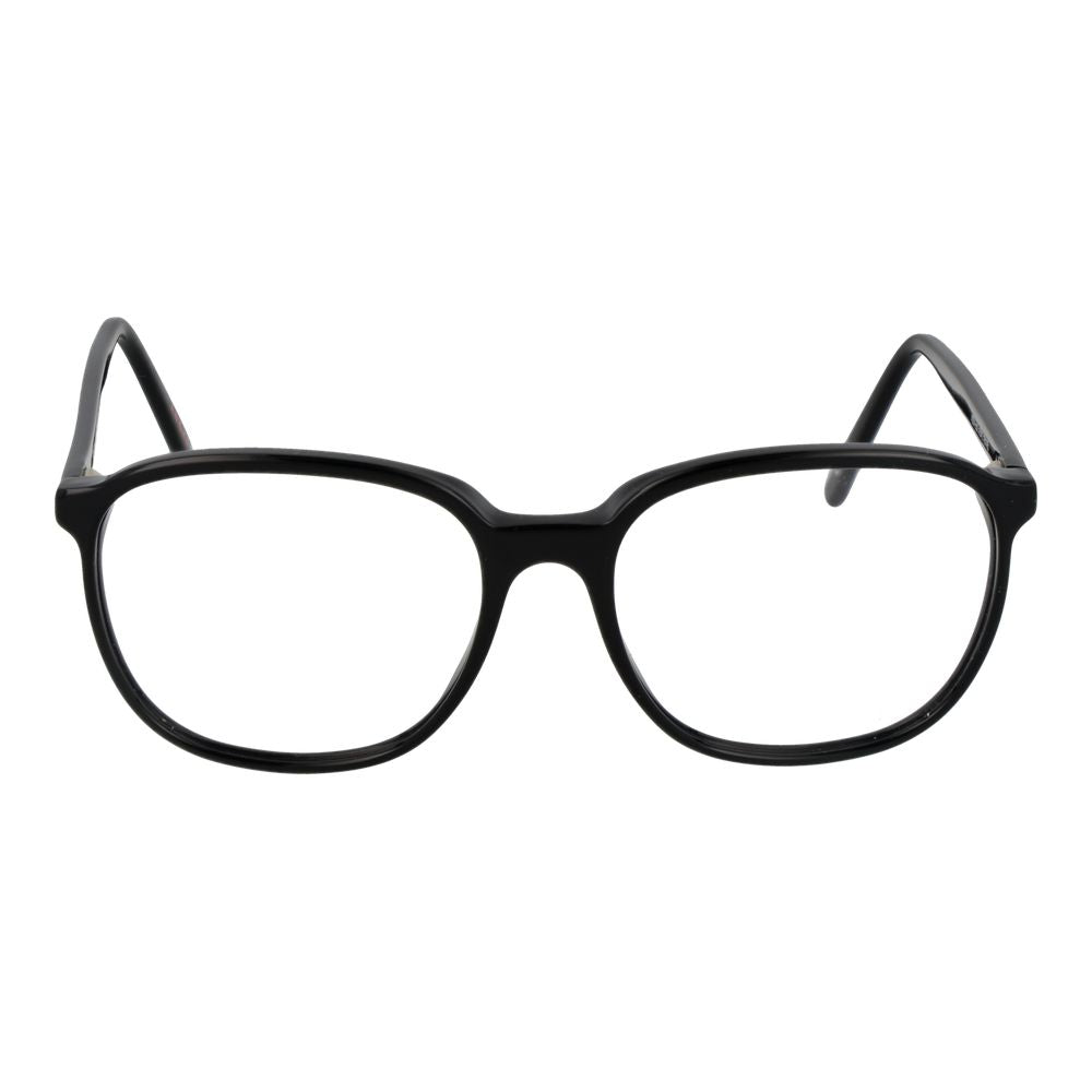 Andy Wolf Black Unisex Glasses Frame made from acetate with full-rim square design, size 54-16-145. Includes branded case.