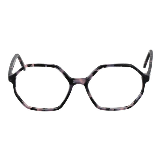 Andy Wolf Black Unisex Glasses Frame in full-rim acetate, size 52-15-140, with square style and demo lenses, shipped with branded case.
