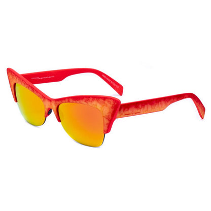 Italia Independent Red Acetate Sunglasses