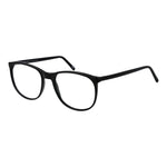 Andy Wolf Black Unisex Glasses Frame in full-rim black acetate design with demo lenses. Size 55-18-145.