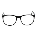 Andy Wolf Black Unisex Glasses Frame in full-rim acetate with demo lenses, size 55-18-145, includes branded case.