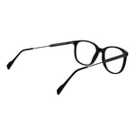 Andy Wolf Black Unisex Glasses Frame in acetate, full-rim style with demo lenses, size 53-17-145, including branded case
