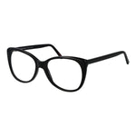 Andy Wolf Black Unisex Glasses Frame, full-rim acetate, round style, demo lenses included
