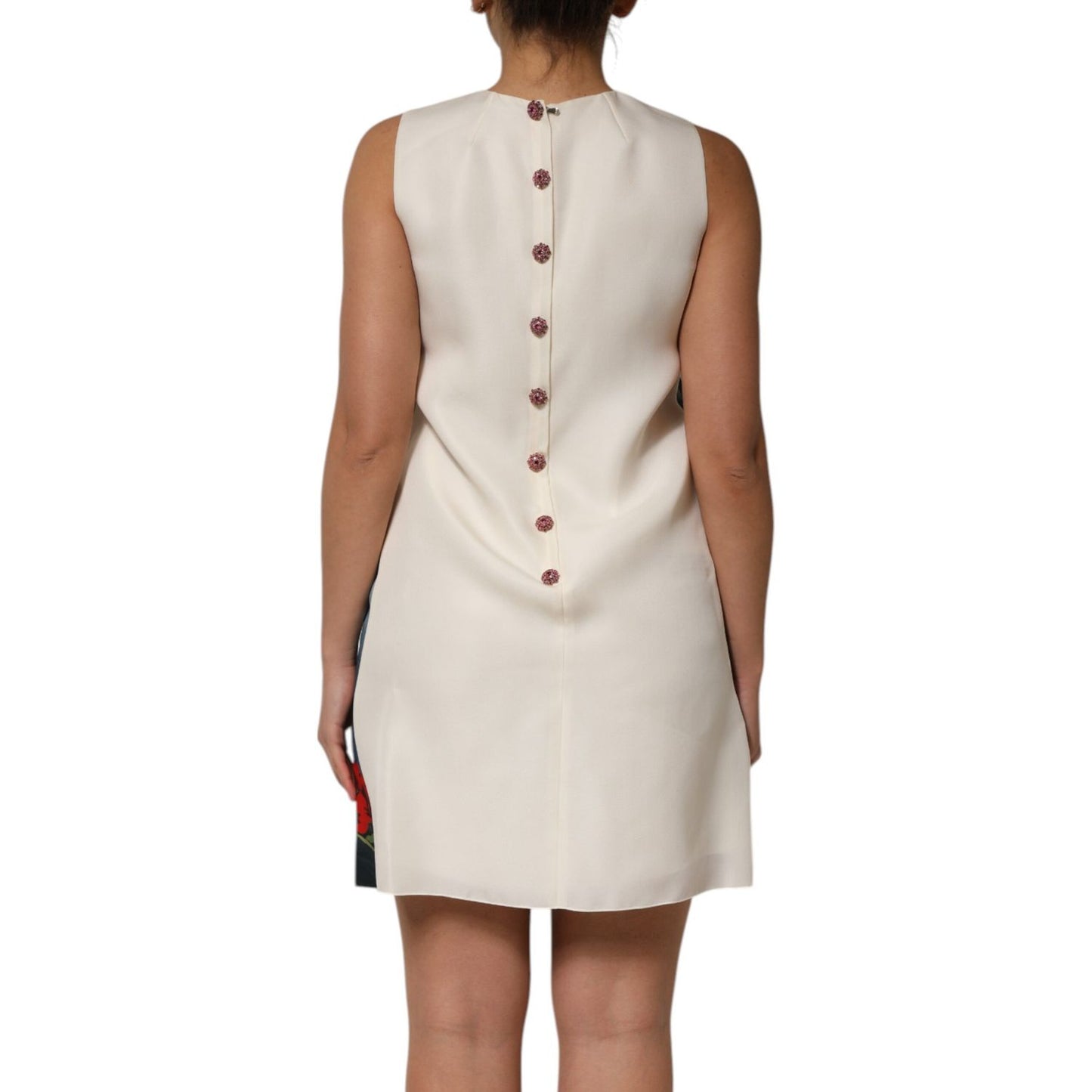 Dolce & Gabbana Multicolor Crystal Embellished Mini Dress