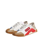 Dolce & Gabbana Multicolor Nylon Low Top NS1 Sneakers Shoes MV7877-40.5