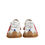 Dolce & Gabbana Multicolor Nylon Low Top NS1 Sneakers Shoes MV7877-40.5