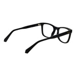 Polaroid Black Unisex Glasses Frame in full-rim polyester with demo lenses, ideal for stylish everyday wear and comfort.