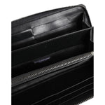 Dolce & Gabbana Black Blue Exotic Leather Men Continental Clutch Wallet BAG4696