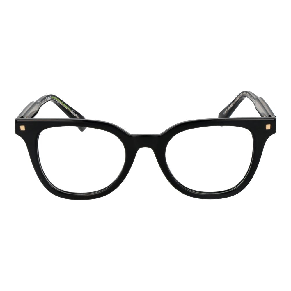 Polaroid Black Women Glasses Frame with full-rim style and cellulose propionate material.