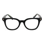 Polaroid Black Women Glasses Frame with full-rim style and cellulose propionate material.