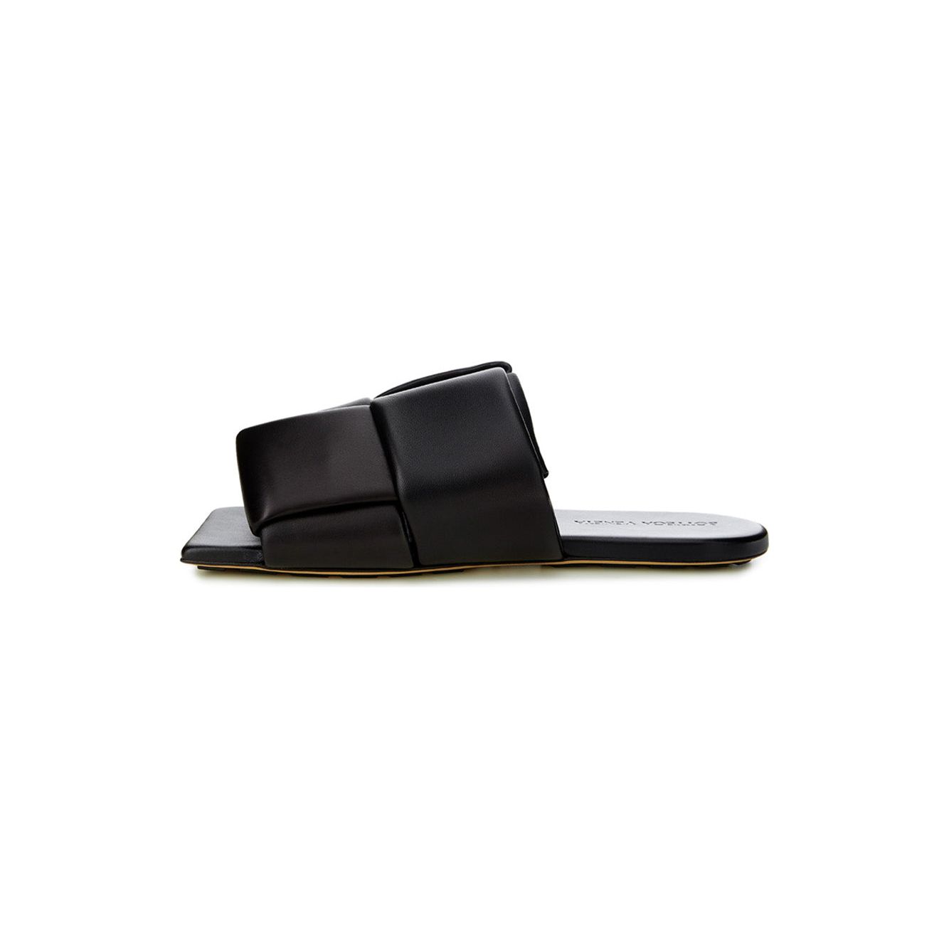 Bottega Veneta Elegant Black Leather Sandals BO-455676-EU37/US7