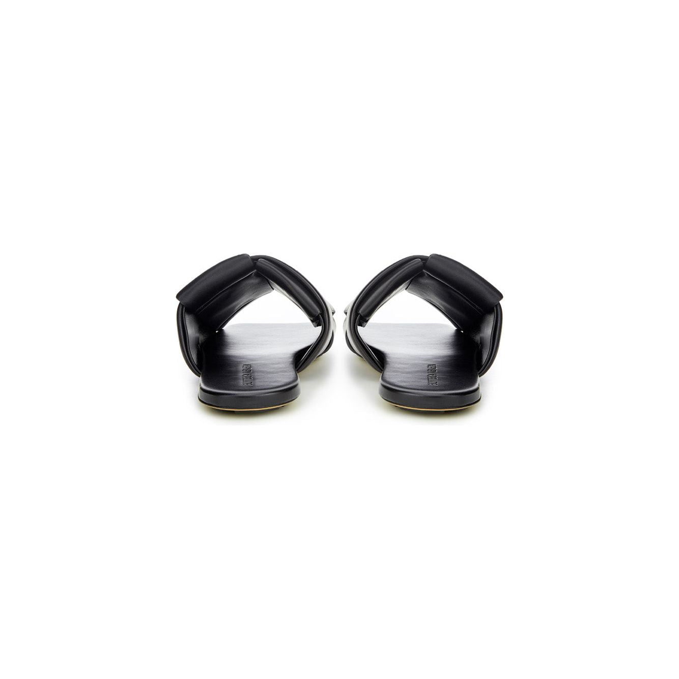 Bottega Veneta Elegant Black Leather Sandals BO-455676-EU37/US7