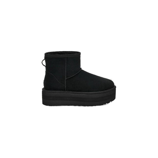 UGG Black Suede Leather Ankle UG-15967500009-EU38/US8