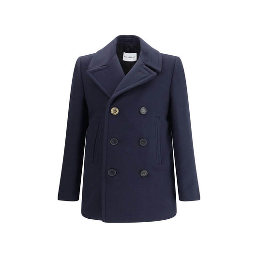 Givenchy Blue Wool Coat
