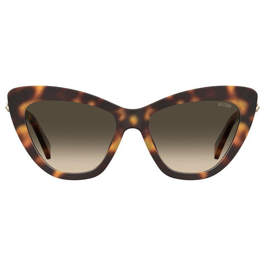Moschino Brown Acetate Sunglasses MOMOS122S05L9KAC