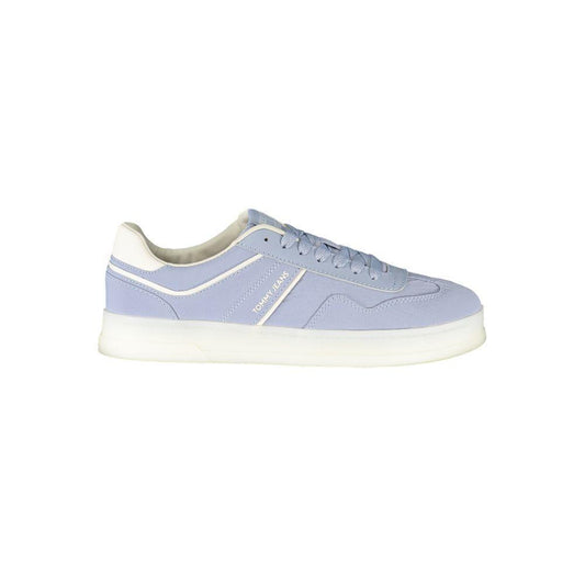 Tommy Hilfiger Blue Leather Women Sneaker TO-39391-EU36/US6