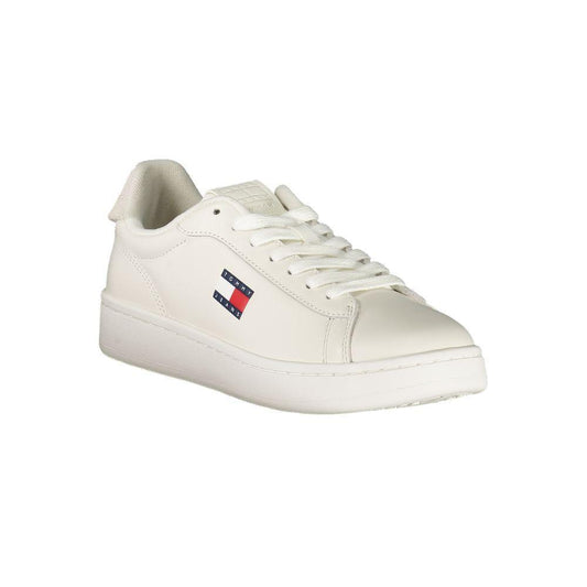 Tommy Hilfiger White Leather Women Sneaker TO-39390-EU36/US6