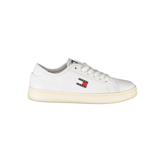 Tommy Hilfiger White Leather Women Sneaker TO-39401-EU36/US6