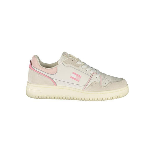Tommy Hilfiger White Leather Women Sneaker TO-39408-EU36/US6