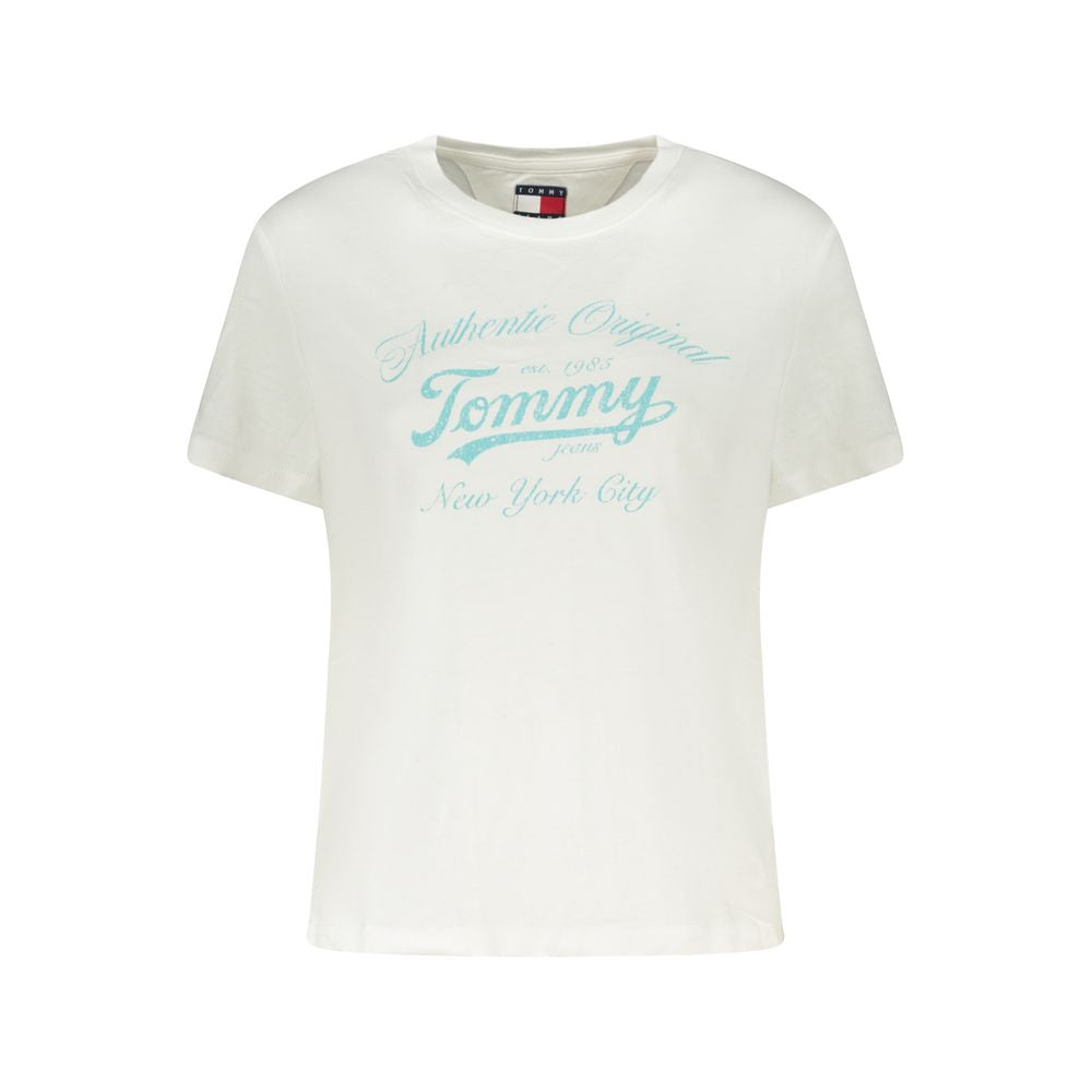 Tommy Hilfiger White Cotton T-Shirt