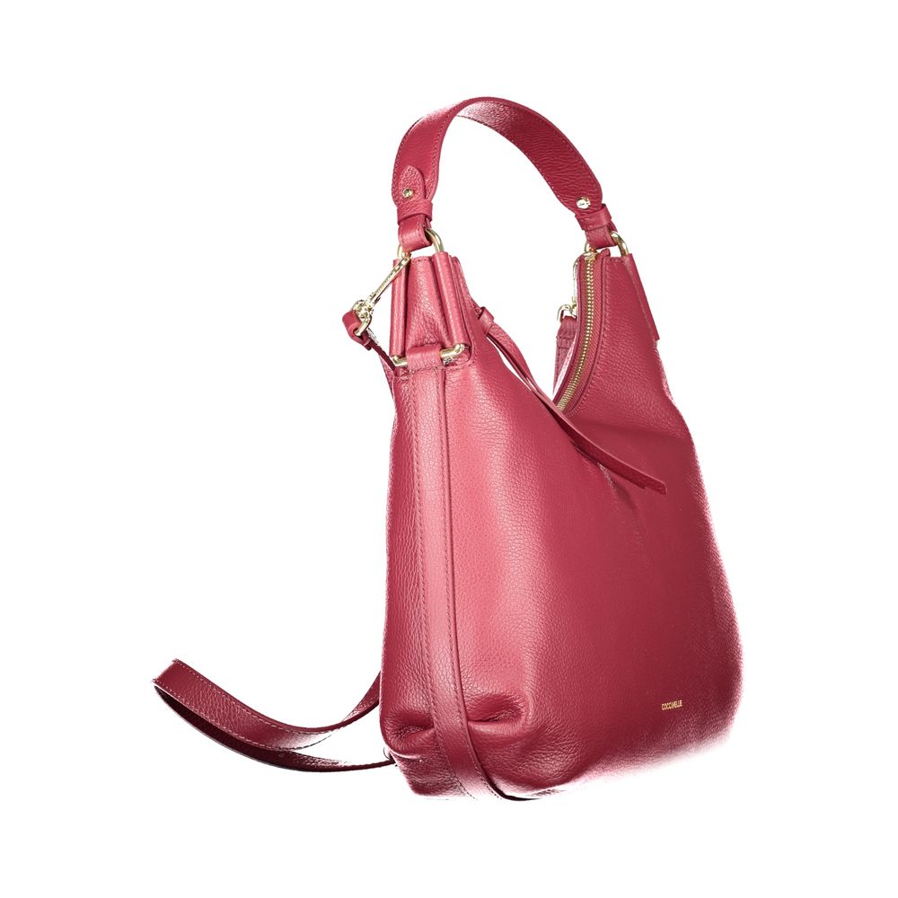 Coccinelle Purple Leather Handbag