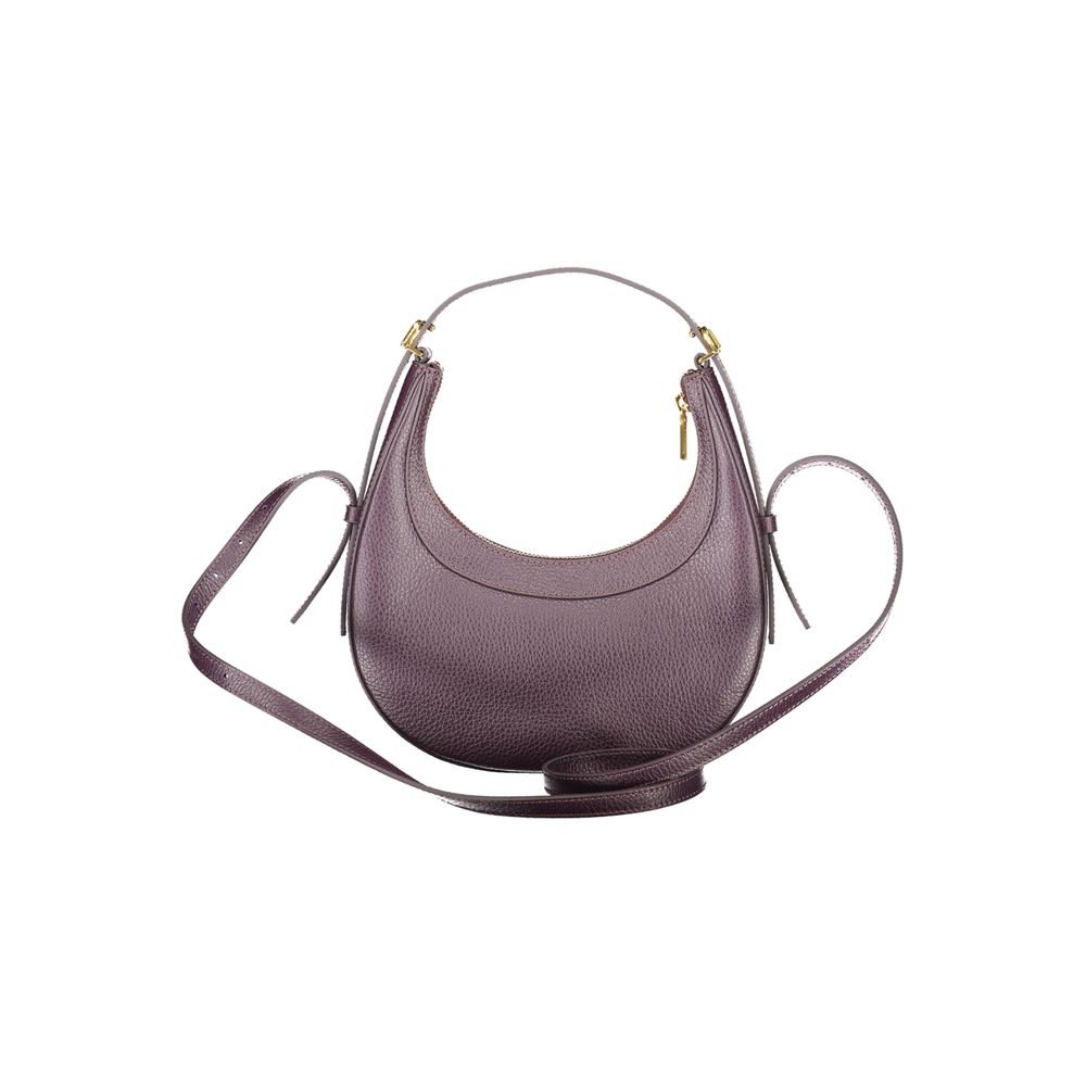 Coccinelle Purple Leather Handbag