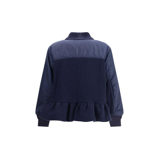 Undercover Bomber Jacket with wool inserts UN-UP2E1207NAVY-3