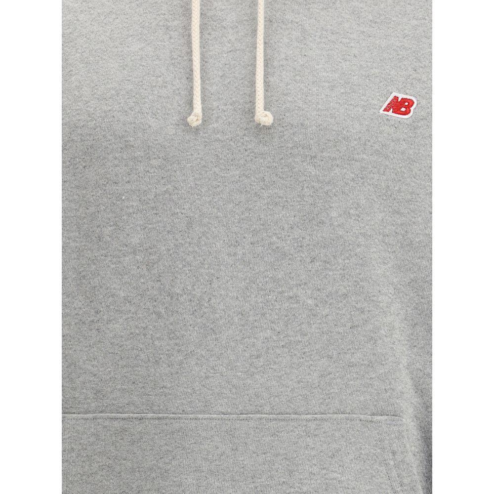 New Balance Hoodie with mini logo NE-MT43546AGATHLETICGR-XS