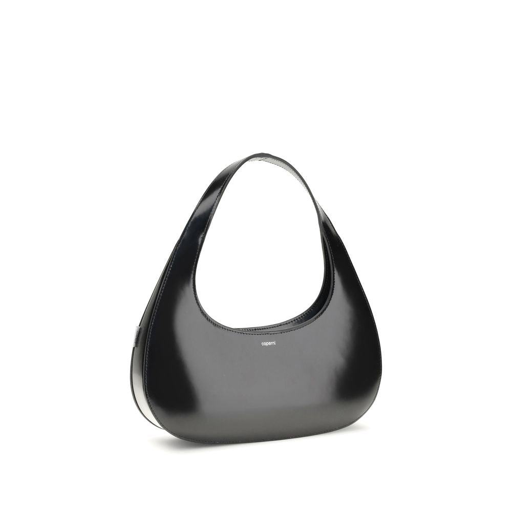 Front view with bag zipped and handles upright.